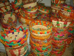 مهمترین سوغات هرمزگان - صنایع دستی حصیری